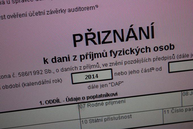 Jak podat daov piznn v roce 2015